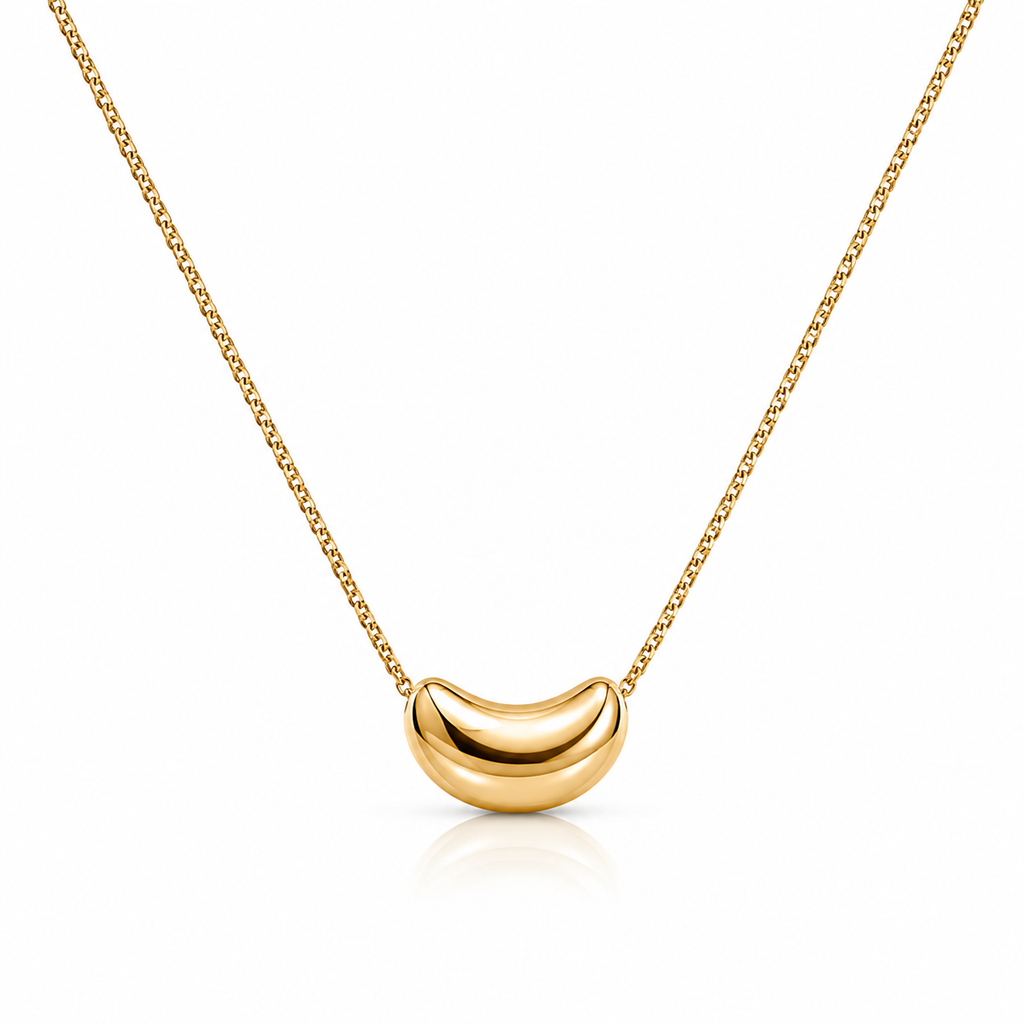 Minimal Curved Pendant Necklace for Women | ZOFIYA