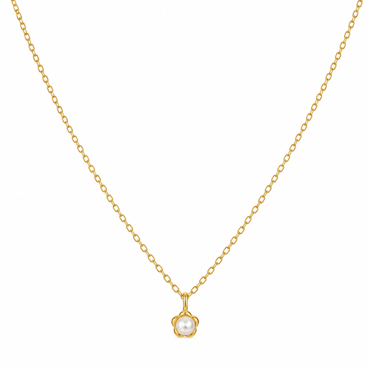 Pearl Flower Pendant Necklace for Women | ZOFIYA