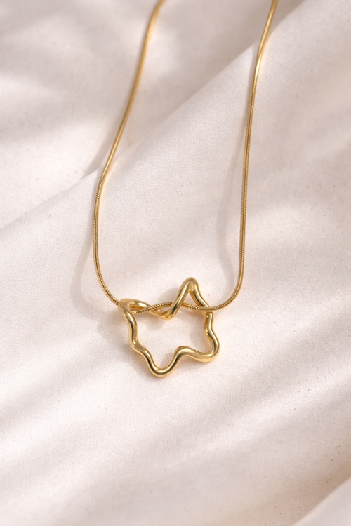 Korean Butterfly Pendant Necklace